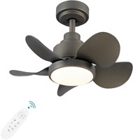 $60  Ceiling Fan With Lights  22 Matte Grey