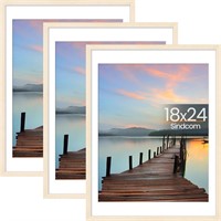 18x24 Poster Frame 3 Pack  Natural Photo Frame