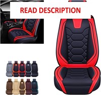 $260  Leather Car Seat Covers  Black&Red  Universa