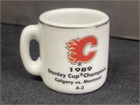 NHL Champions Collectible Mini Mug. Calgary 1989.