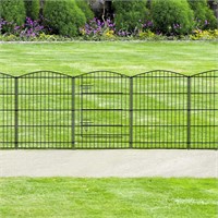 $66  Garden Fence 11.8ft(L)30in(H) 6Panels - Gate
