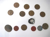 Mixed Collection of Coins / Tokens