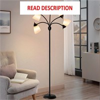 $60  DLLT Tree Floor Lamps  5 Shades  E26 Base