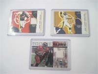 Lot of 3 Game-Worn Jersey Cards