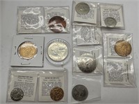 LOT OF MISC REPLICA UK COINS
