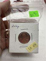 LOT OF 10 MIXED DATE HIGH GRADE PENNY CENTS