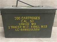 50 Cal & Tracer Round Military Container