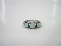 Precious Opal 925 Silver Ring Size 5