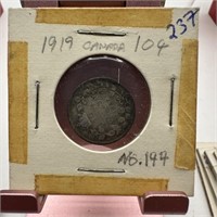 1919 CANADA SILVER DIME