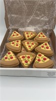 18 Pack Pizza Bakery Cookies For Dogs