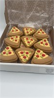 18 Pack Pizza Bakery Cookies For Dogs