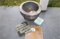 Flower Pot/ Garden Stone Lot