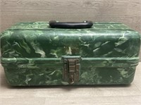 Plas-tak By Plano Molding Co. Marbled Green