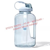 Blogilates gallon water bottle-blue haze
