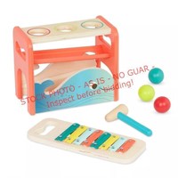 B.Toys Xylophone-pound whale bench toy