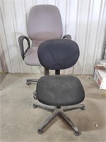 Swiveling Office Chairs, Smallest 32in