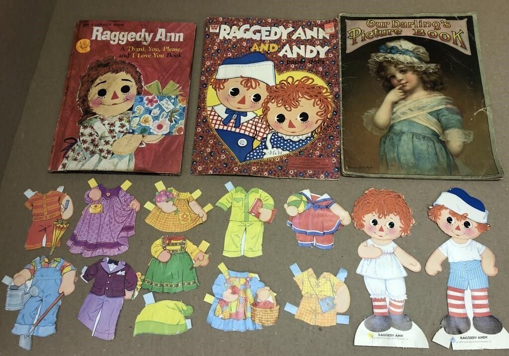 Raggedy Ann & Andy paper dolls & Frances Brundage