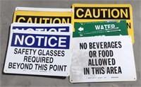 Safety Signs, 10" x 14"