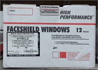 High Performance Face Shield Windows
