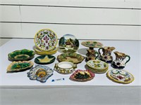 Majolica, Italian & Other Pottery Pieces