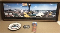 1982 Worlds Fair picture, ticket, collector plate.