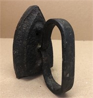 Antique cast iron iron