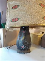 Early bird relief lamp, metal base