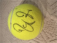 Roger Federer Jumbo Tennis Ball w/COA