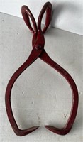 Antique Gifford Wood Co. ice block tongs #542