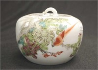 Chinese late Qing lidded jar