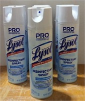 Lysol Disinfectant Spray (19 Oz Per Bottle).