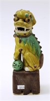 Chinese glazed pottery Foo dog