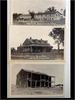 LOT OF THREE FT. LARAMIE WYOMING PHOTOGRAPHS