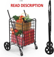 $58  Kiffler Cart 360 Swivel  66lb - Black