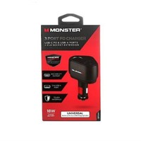 $50 Monster PD USB-C & 2.4A USB Port Car Charger