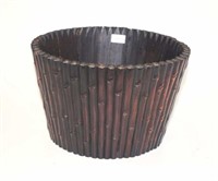 Chinese wood brush pot