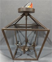 Wrought Iron Style Lantern Pendant Light