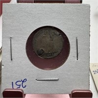 1875 SEATED LIBERTY SILVER DIME