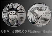 $50.00 American Platinum Eagle Coin