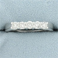 Men's 3/4ct TW 5 Stone Diamond Wedding or Annivers