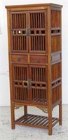 Chinese elm kitchen cabinet