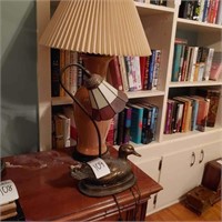 LAMP, TULIP LAMP, END TABLE