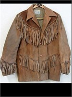 PIONEER FRINGED LEATHER COAT