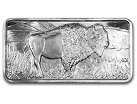 10 Ounce: Running Buffalo .999 Fine Silver Bar