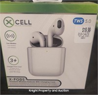 XCell X-Pods Earbuds With Charging Case TWS 5.0