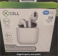 XCell X-Pods Earbuds With Charging Case TWS 5.0