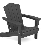 KINGYES Folding Adirondack Chair For Relaxing,