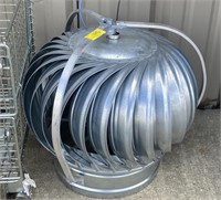 Galvanized Metal Wind Turbine Vent, 20x22in