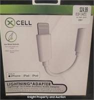 XCell Lightning Adapter 3.5mm Auxiliary Audio