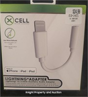 XCell Lightning Adapter 3.5mm Auxiliary Audio